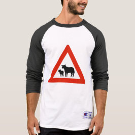 Fårkorsning, trafikskylt, Norge Tröja