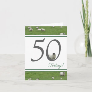 Fårkort på 50 år kort