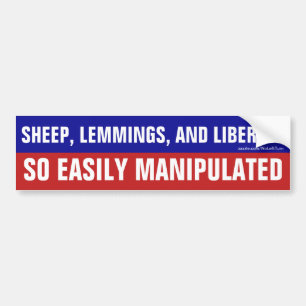 Fårlemmings liberaler är enkelt manipulerade bildekal
