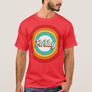 Farley Namn Shirt Vintage Farley Circle T
