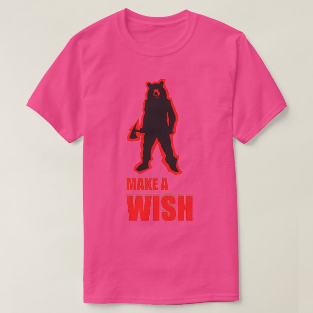 Farlig björn t shirt (Design framsida)