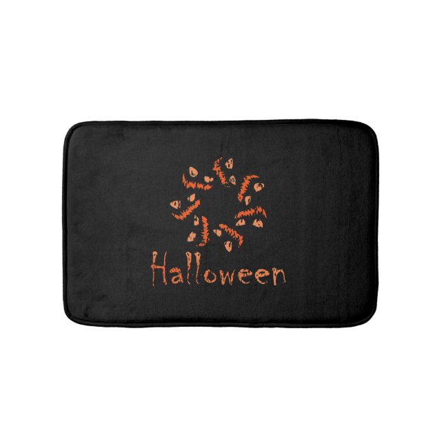 farlig halloween, happy halloween badrumsmatta (Framsidan)