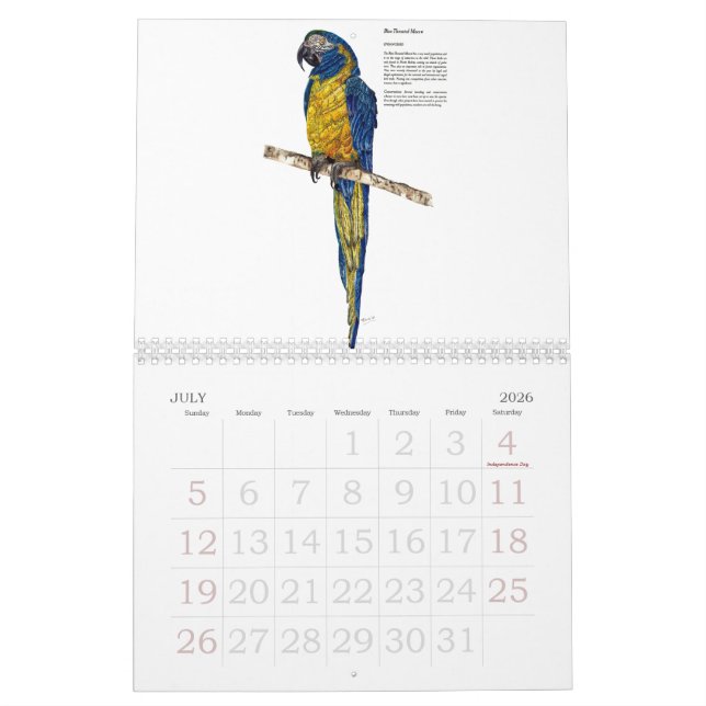 Farlig insamling av vilda djur kalender (Jul 2026)