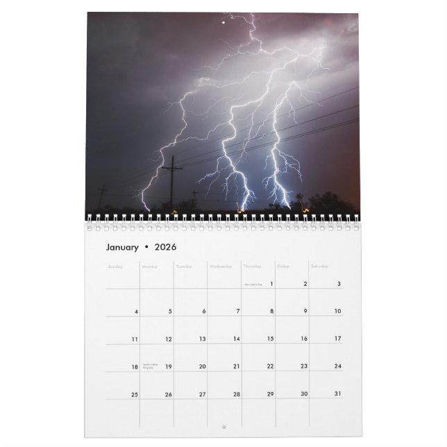 Farlig kalender för blixt 2013 (Jan 2026)