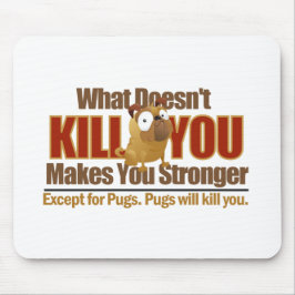 Farlig mops Mousepad Musmatta