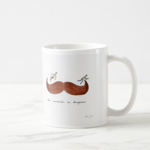Farlig Moustachemugg Kaffemugg