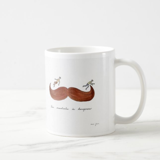 Farlig Moustachemugg Kaffemugg (Höger)