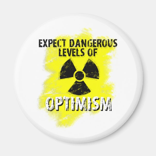 farlig Optimism Magnet (Framsidan)
