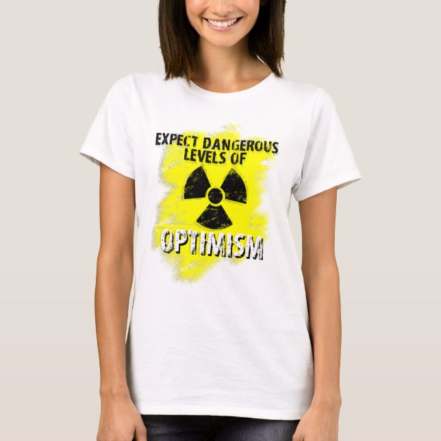 farlig optimism t-shirt (Framsida)