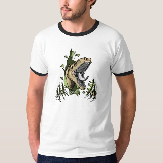 Farlig rovfågelDinosaurskjorta Tee Shirt (Framsida)