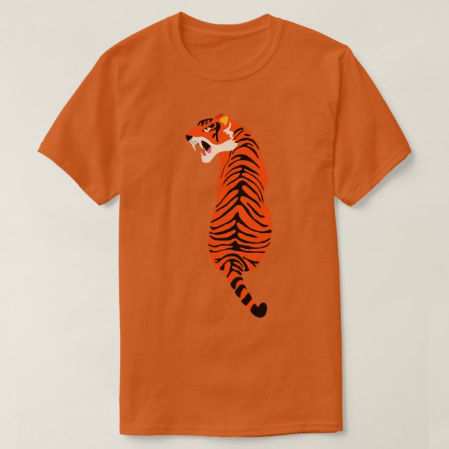 Farlig tigrar t shirt (Design framsida)
