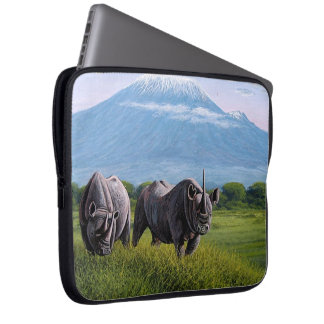 Farliga arter Rhinoceros Laptop Fodral
