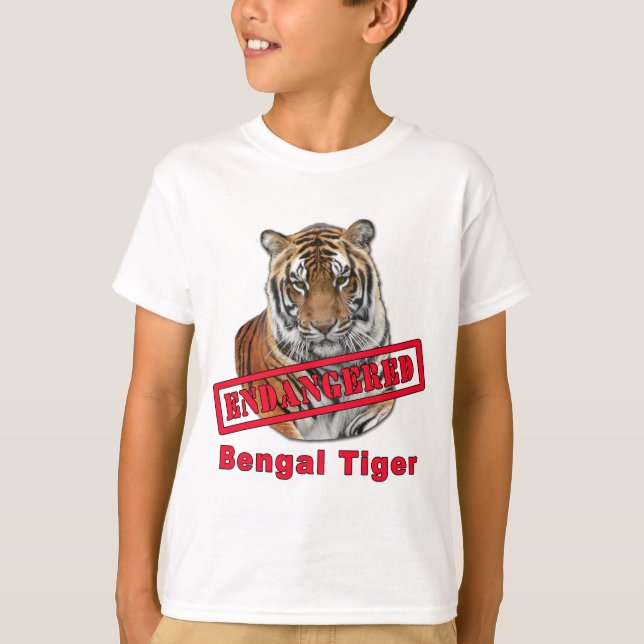 Farliga bengaltigerprodukter t shirt (Framsida)