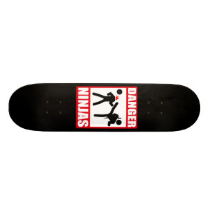 Farliga ninjor skateboard bräda 19,5 cm