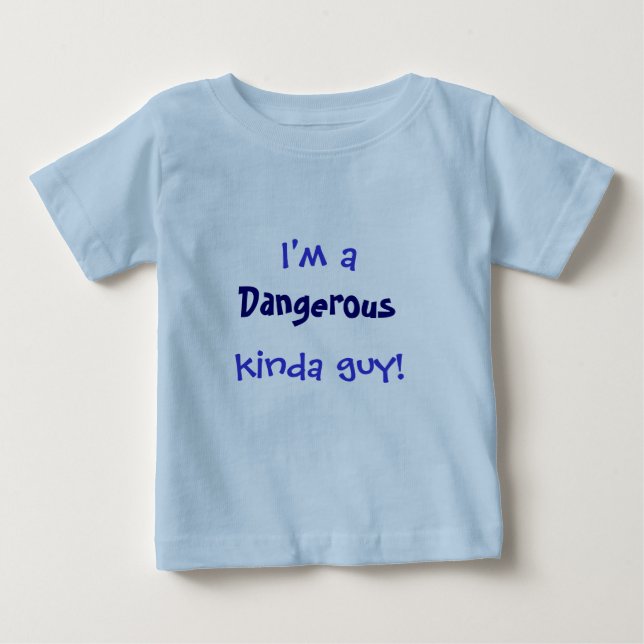 Farligt Baby Tee Shirt (Framsida)