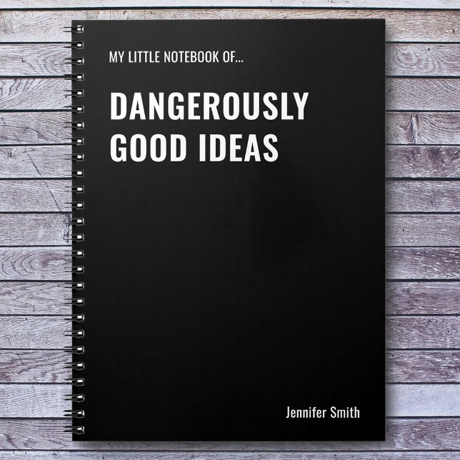 Farligt Bra Ideas Funny Quote Anteckningsbok (Skapare uppladdad)