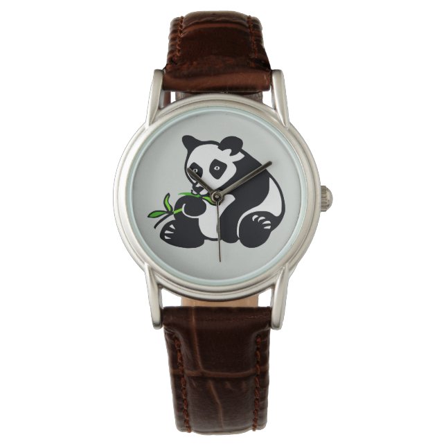 Farligt djur - PANDA Bear - China -Wildlife Armbandsur (Framsida)