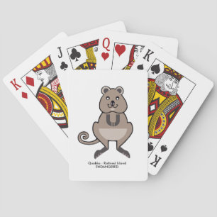Farligt djurliv - Aussie QUOKKA - Casinokort