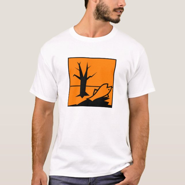 Farligt för miljön t-shirt (Framsida)