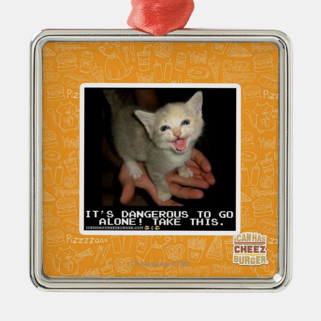 Farligt Julgransprydnad Metall (Framsidan)