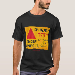 Farligt landminor på engelska, Hebrew&amp; Ara T Shirt