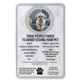 Farligt Mat för människor att undvika att äta mat Magnet