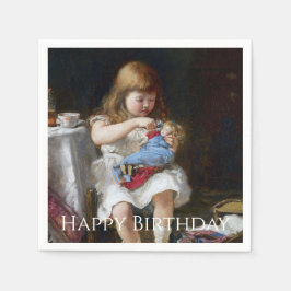 Farligt mor Grattis på födelsedagen Pappersservett