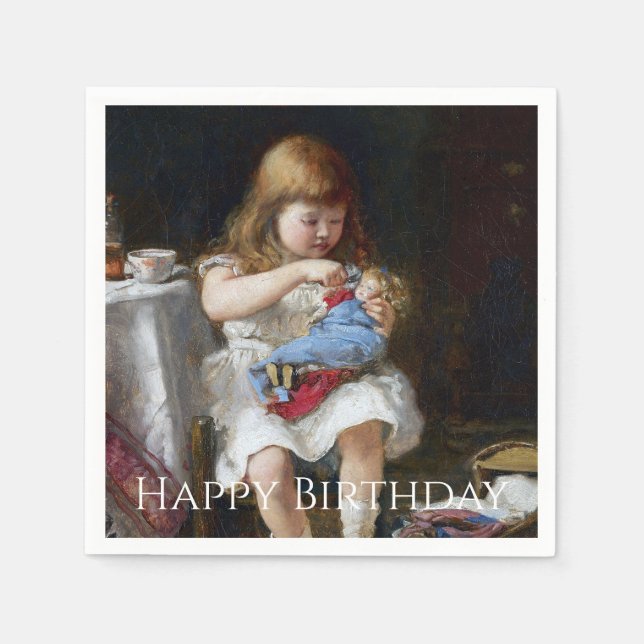 Farligt mor Grattis på födelsedagen Pappersservett (Framsidan)