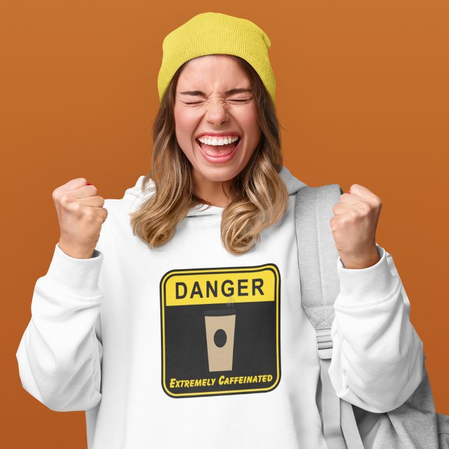 FARLIGT MYCKET Kaffeinerat kaffe Hoodie (Skapare uppladdad)