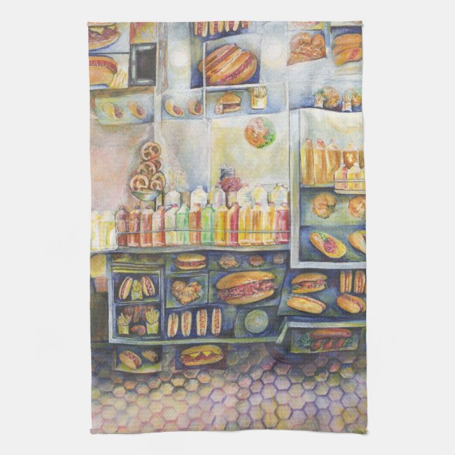 Farligt nära Roligten Kökshandduk (Vertikal)