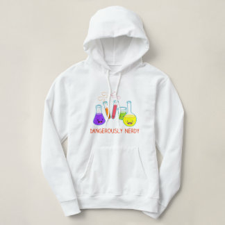 Farligt Nerdy Kawaii kemiHoodie Tröja