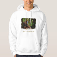 Farligt Orangutans Primate Wildlife Art T-Shirt