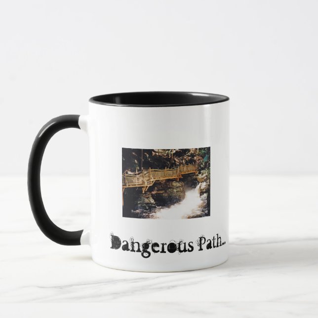 Farligt Väg Mugg (Vänster)