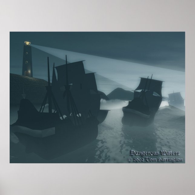 Farligt Vatten Poster (Framsidan)