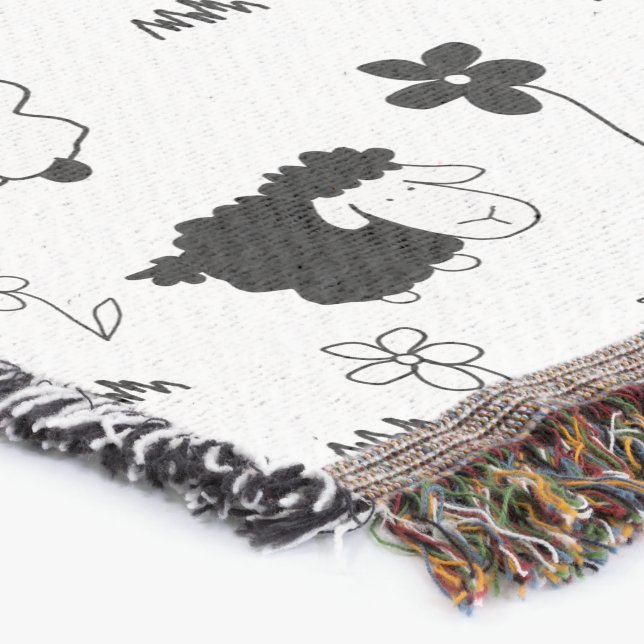 Fårljus, blankt och vitt, för gryning av får filt (Hörn)