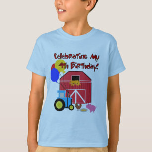 Farm 4e födelsedagen Tshirts och presenter