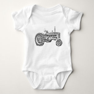 Farm-all Tractor-Baby-Farmer T Shirt