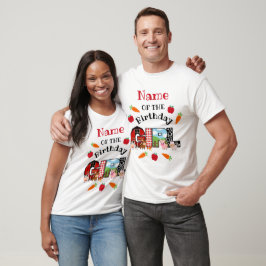 Farm Animal Birthday Girl | Barnyard T Shirt