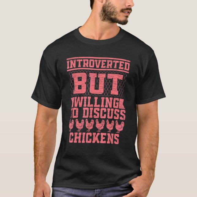 Farm Animal Chicken Farmer T Shirt (Framsida)