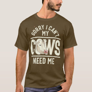 Farm Animal Lover Cow Älskare Farming Funny Farmer T Shirt