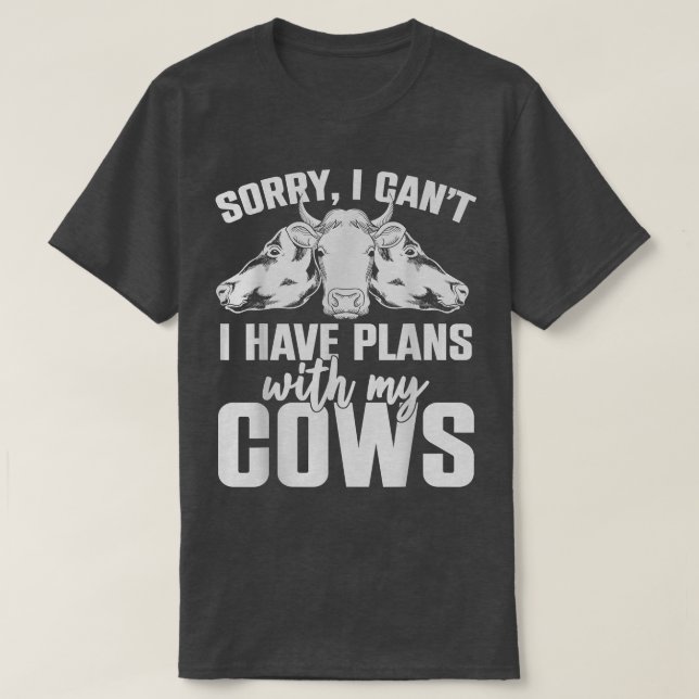 Farm Animal Lover Farmer Cow Älskare Farming Funny T Shirt (Design framsida)