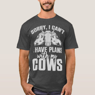 Farm Animal Lover Farmer Cow Älskare Farming Funny T Shirt