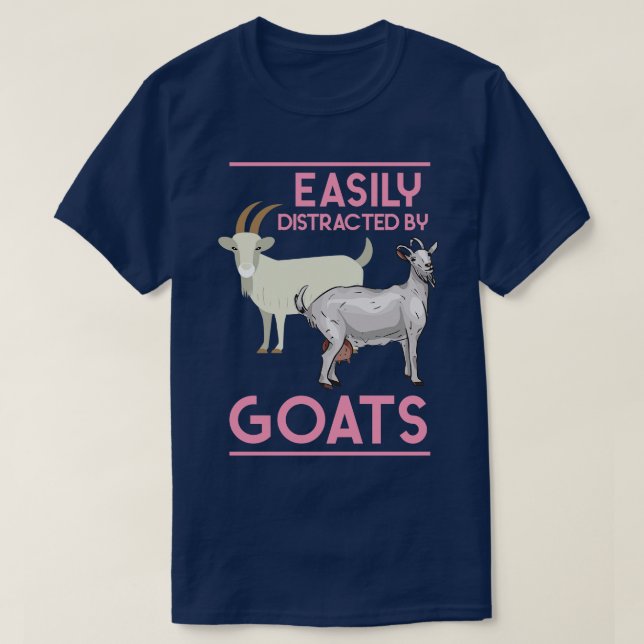 Farm Animal Lover Gift Goat T Shirt (Design framsida)