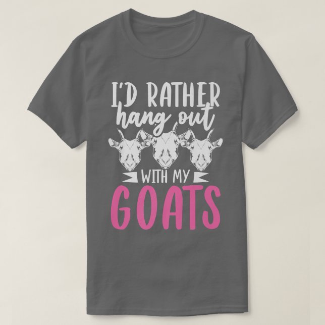 Farm Animal Lover Goat Älskare Farmer Funny Goat T Shirt (Design framsida)