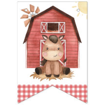 Farm Animals, Cute Animals, Barn, First Birthday