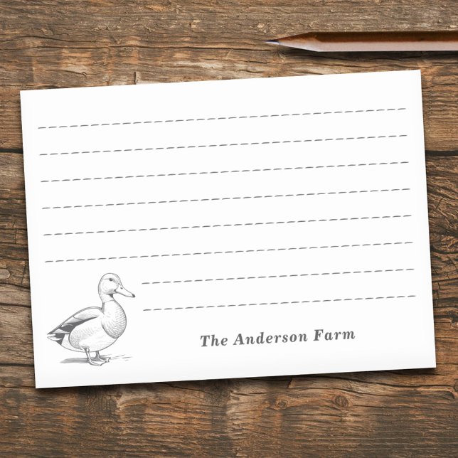 Farm Anka Post-it Block (Farm Duck Post-it Notes)