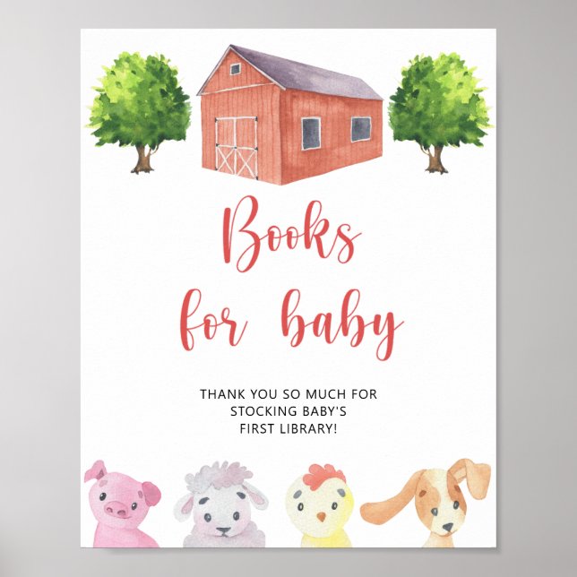 Farm - Baby bibliotek Poster (Framsidan)