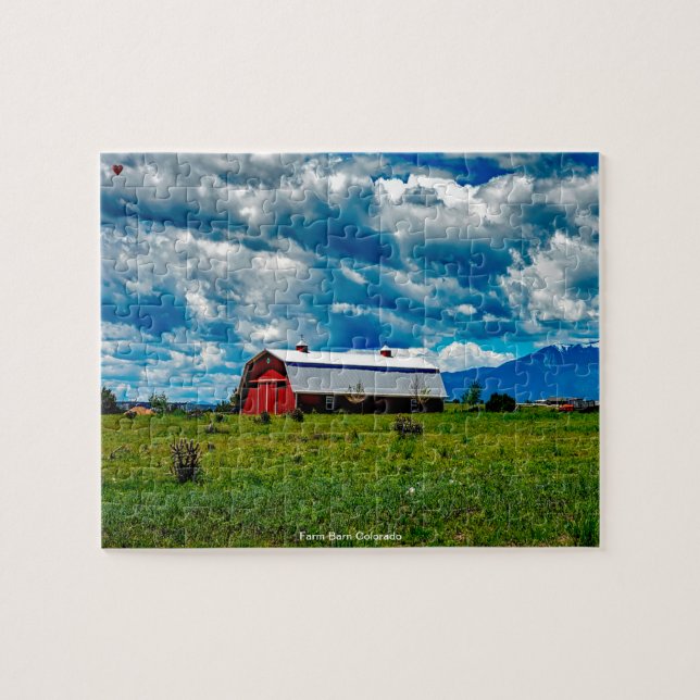 Farm Barn Colorado Pussel (Horisontell)