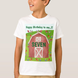 Farm Barn Födelsedagsfest T Shirt