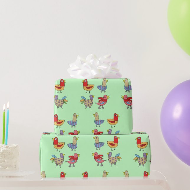 Farm Barn Gift Presentpapper (Festgåvor)